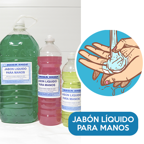 JABON PARA MANOS LIQUIDO