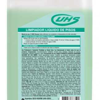 UHS LIMPIADOR PARA MAQUINAS CONCENTRADO BOTELLA X 1 LITRO