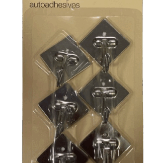 GANCHOS AUTOADHESIVOS X6U