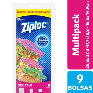 BOLSAS ZIPLOC- MULTIPACK X9u