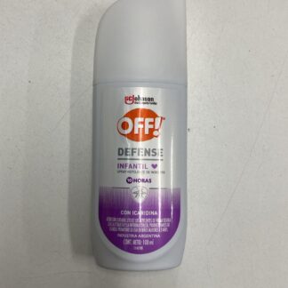 REPELENTE OFF! KIDS DEFENSE BEBE SPRAY X100ML